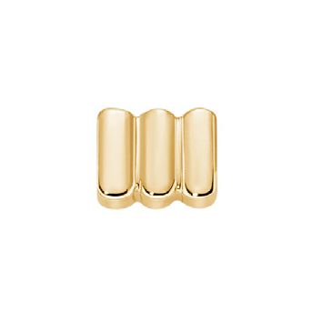 Quadrato in oro giallo 18 kt.