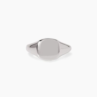 Anello chevalier in argento Nobile