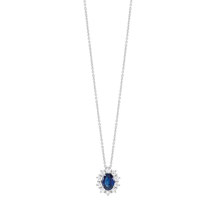 Collier &quot;LOVE FOR COLOR&quot; zaffiro