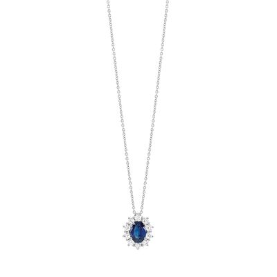 Collier &quot;LOVE FOR COLOR&quot; zaffiro
