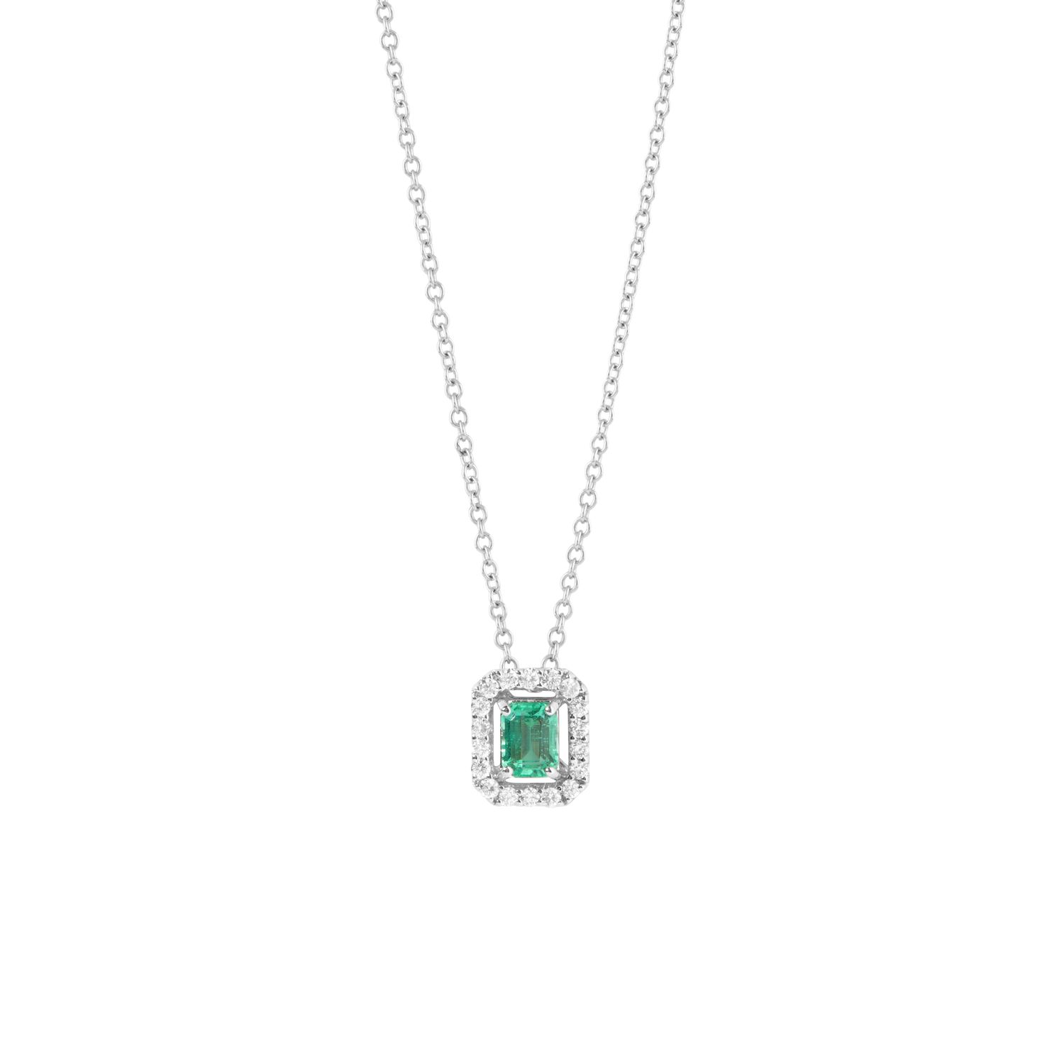 Collier &quot;MINI DORA&quot; smeraldo