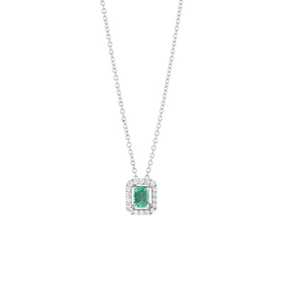 Collier &quot;MINI DORA&quot; smeraldo