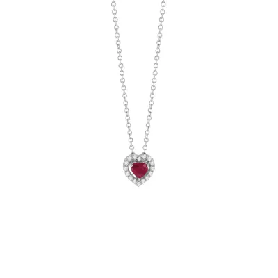 Collier &quot;MINI DORA&quot; rubino