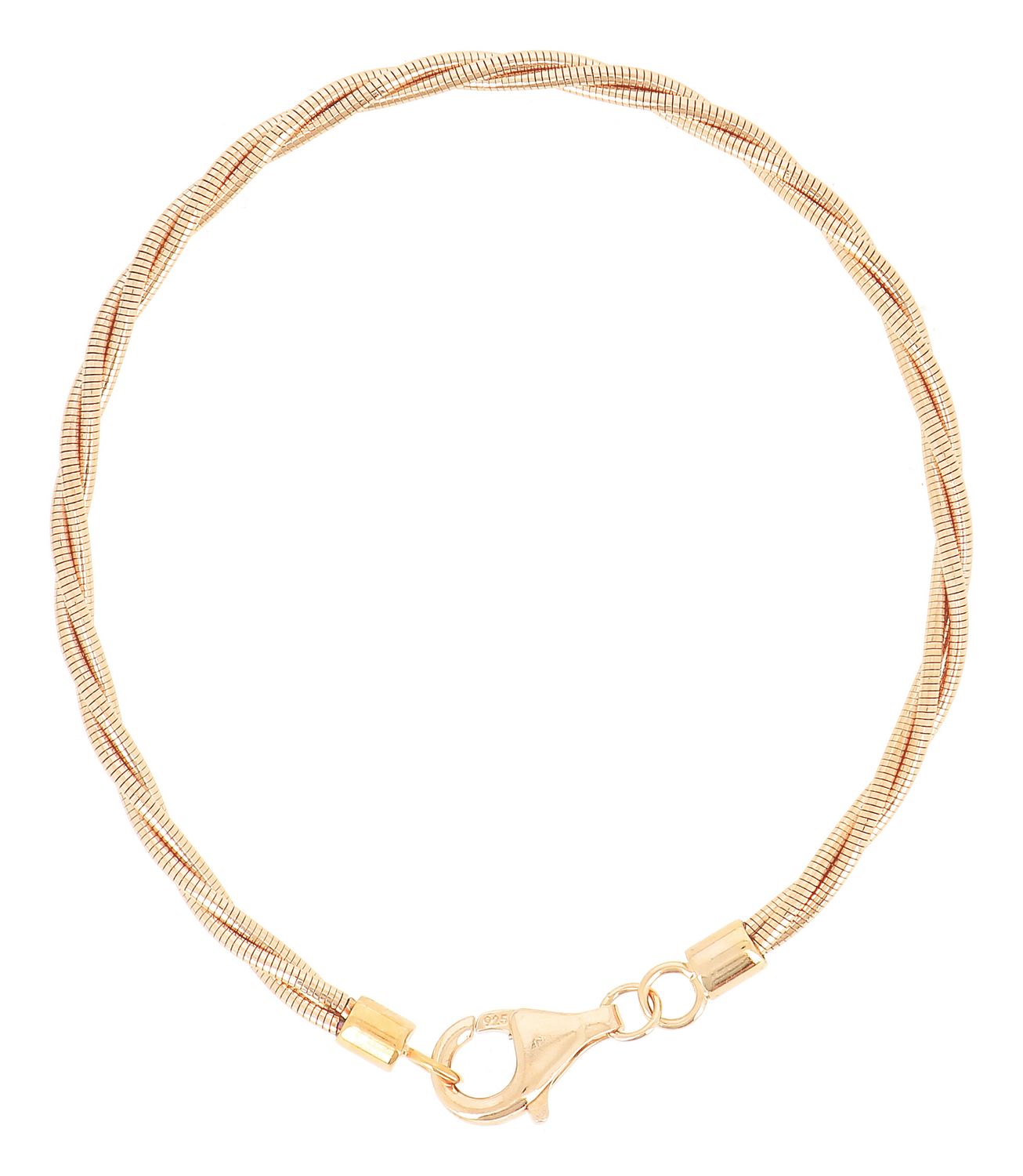 Bracciale DNA TORCHON argento dorato
