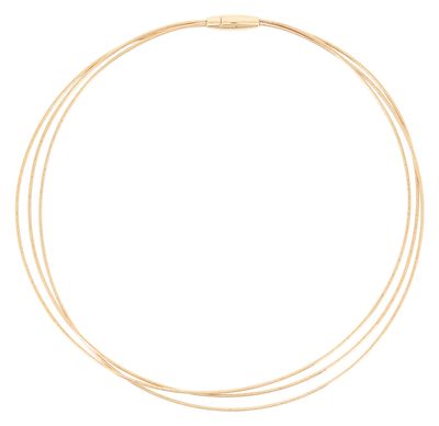 Collier DNA argento dorato