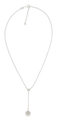 Collana &quot;Pixel&quot; in argento rodiato