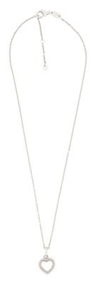 Collana &quot;Pixel&quot; in argento rodiato