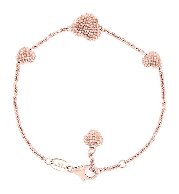 Bracciale &quot;Pixel&quot; in argento rosato