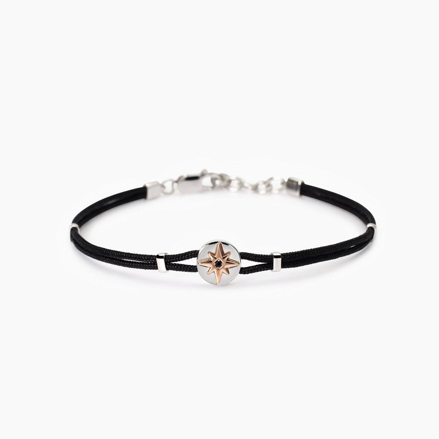Bracciale uomo con rosa dei venti Cruise