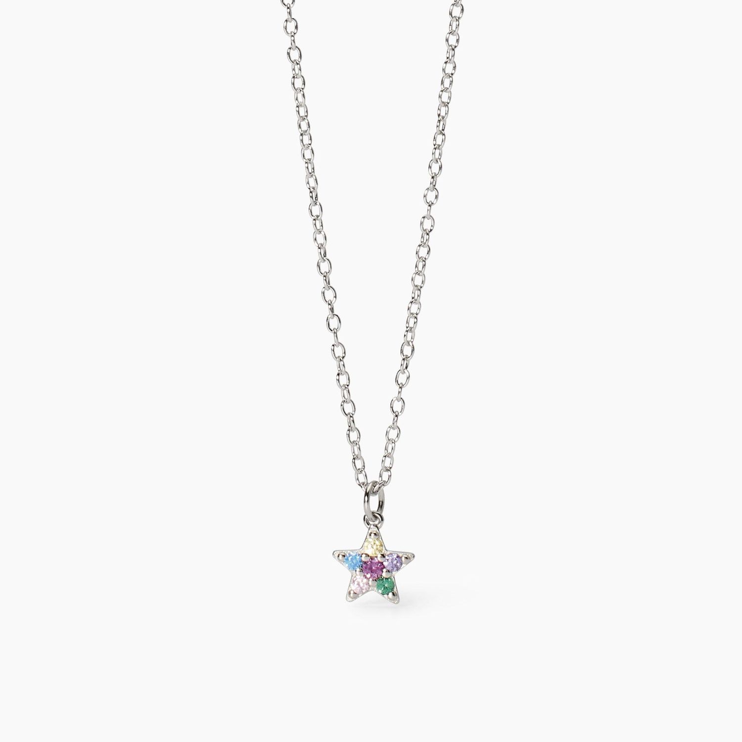 Girocollo da bimba con stella multicolor Étoile