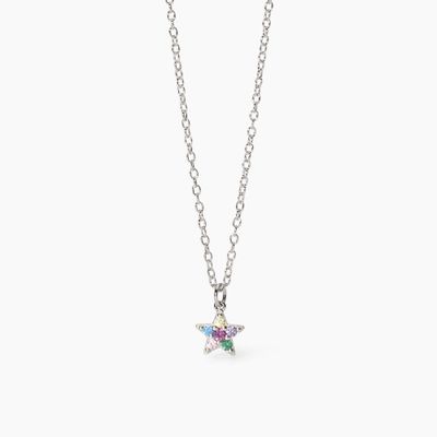Girocollo da bimba con stella multicolor Étoile