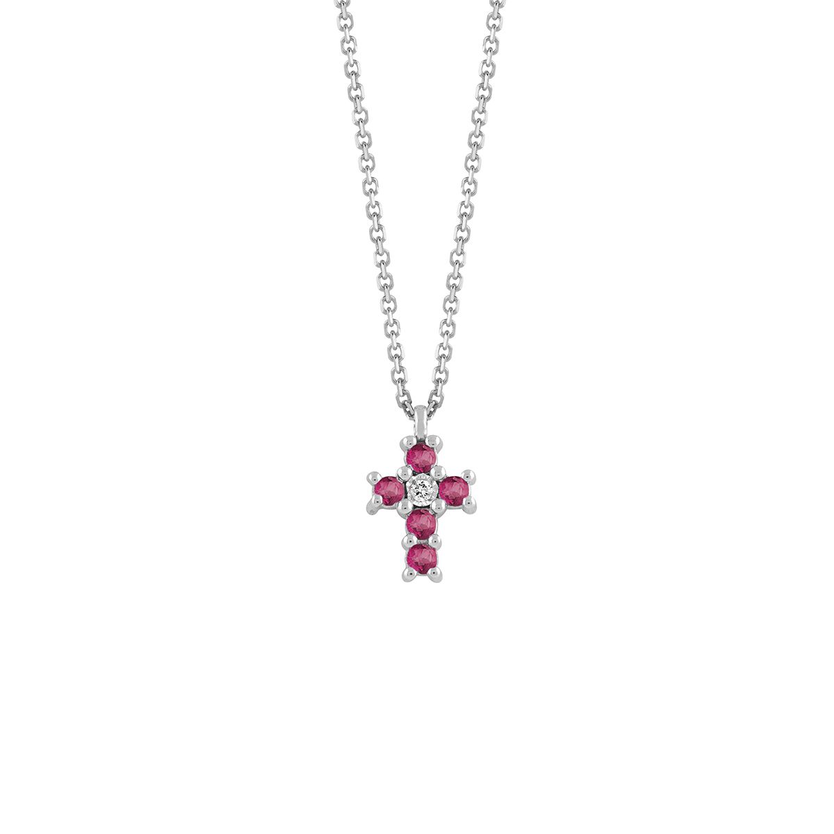 Collana JASMINE con rubini e diamanti