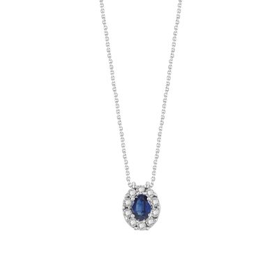 Collier con zaffiro