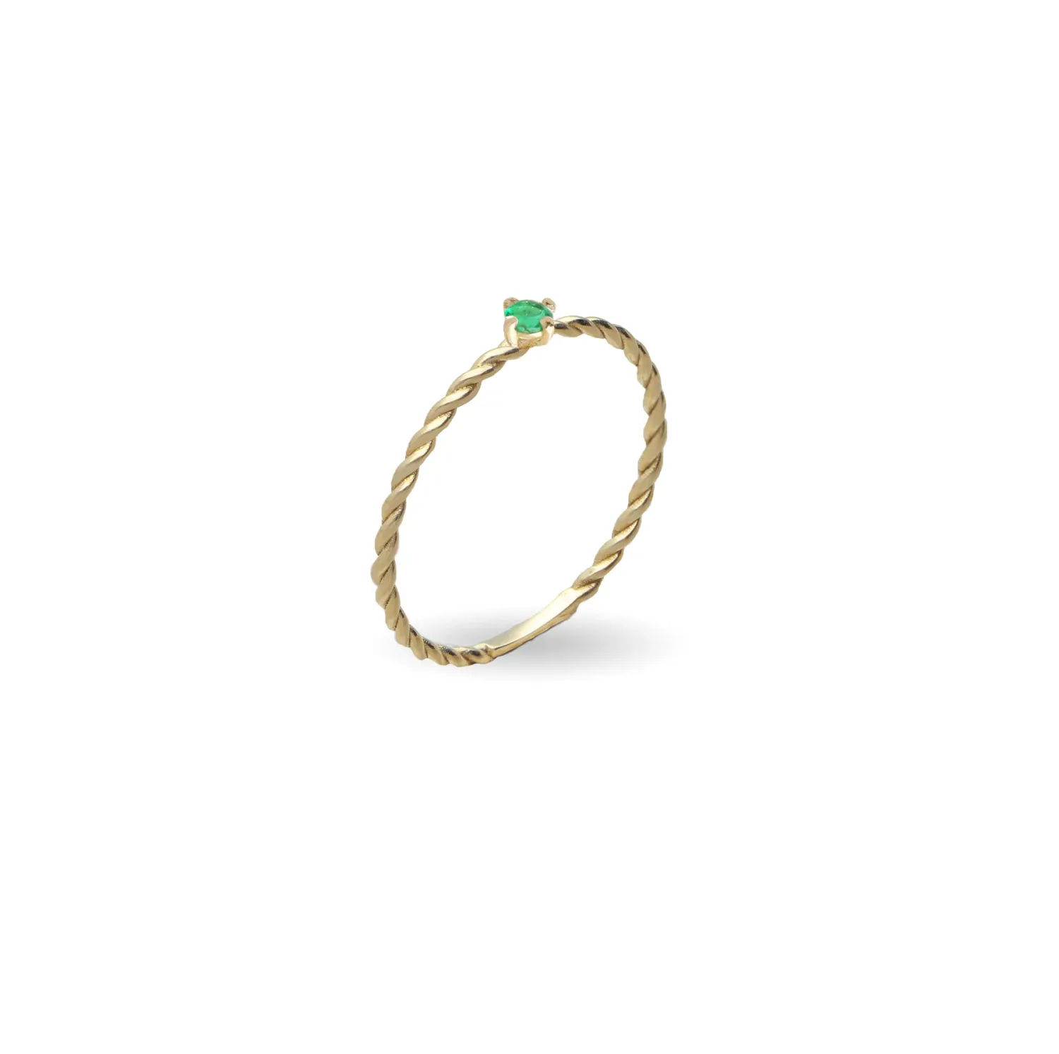 ANELLO Filodamore prezioso intrecciato oro GIALLO 9 kt