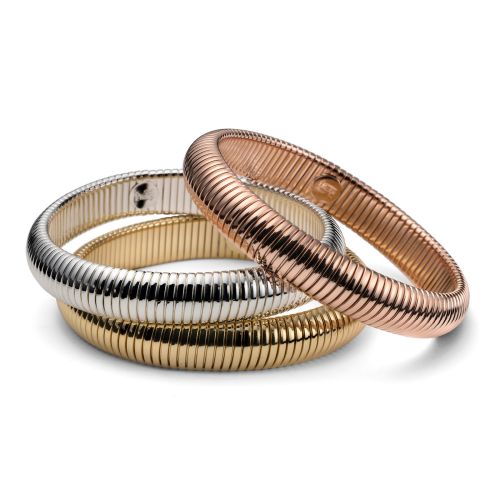 Bracciale tre colori Tubogas