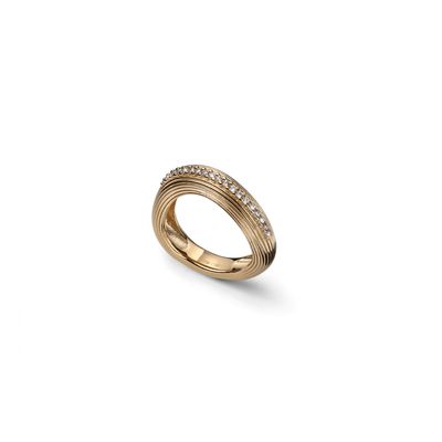Anello in argento e zirconi