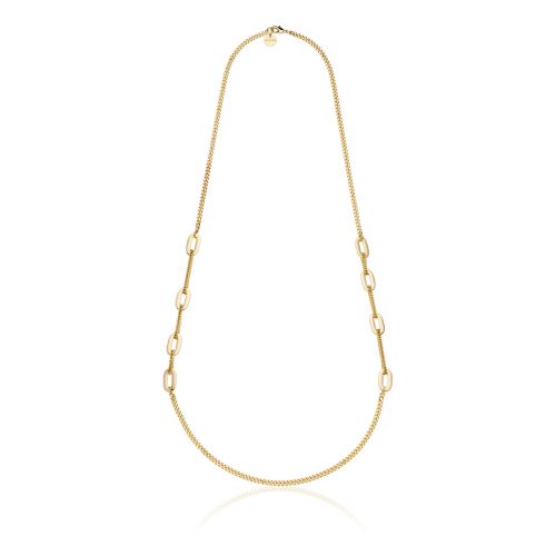 Collana lunga maglie ovali alternate Collana lunga maglie ovali alternate