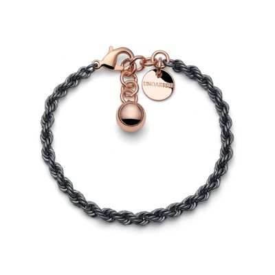 Bracciale nero corda