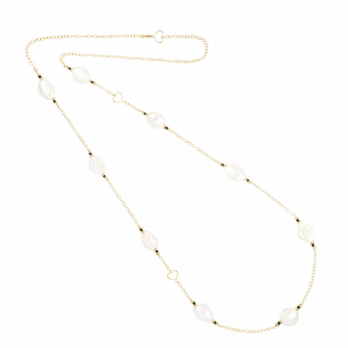 COLLANA LUNGA PERLA BAROCCA