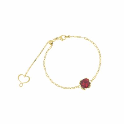 BRACCIALE ELIZABETH GRANATO ROSSO