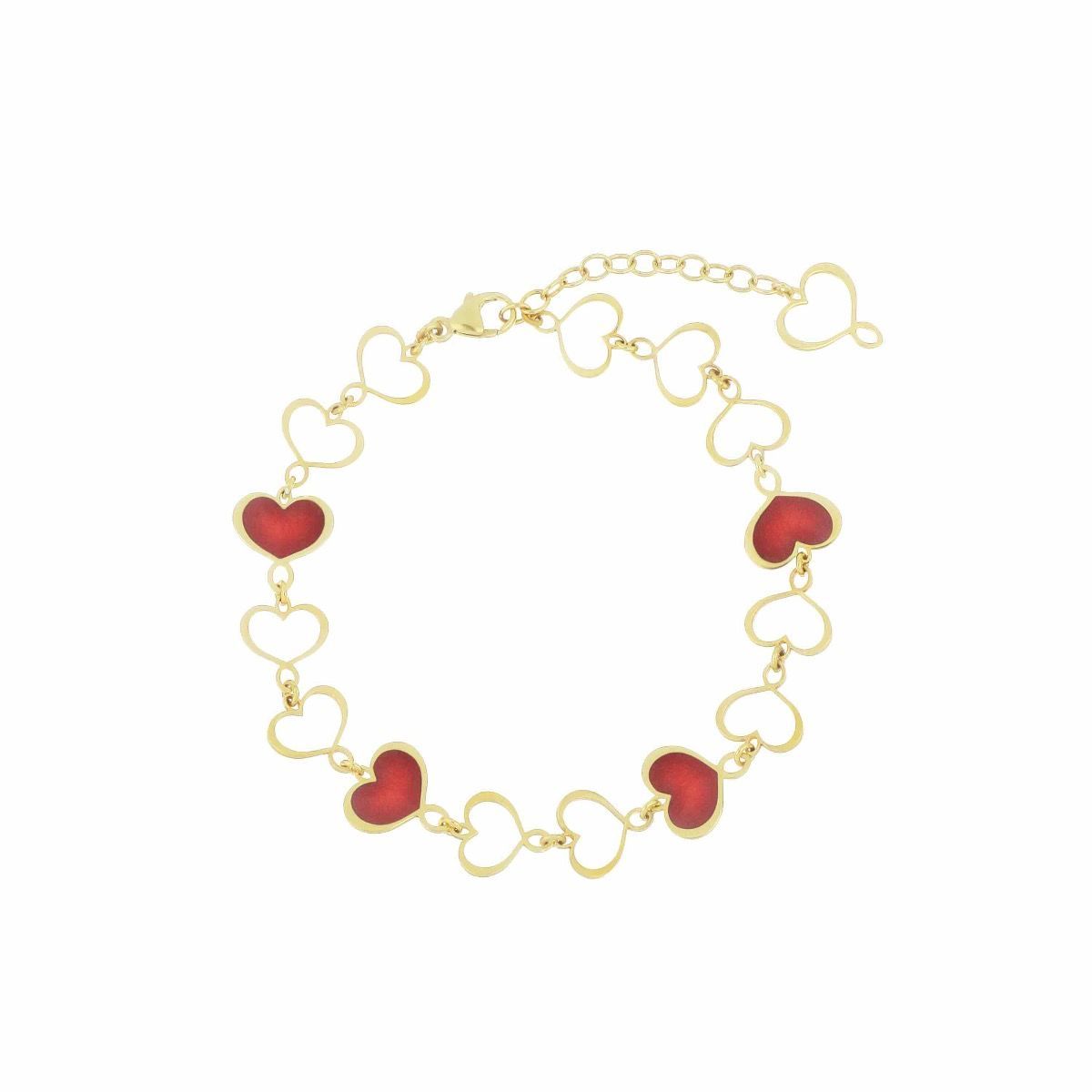 BRACCIALE MAMAN SMALTO BORDEUAX