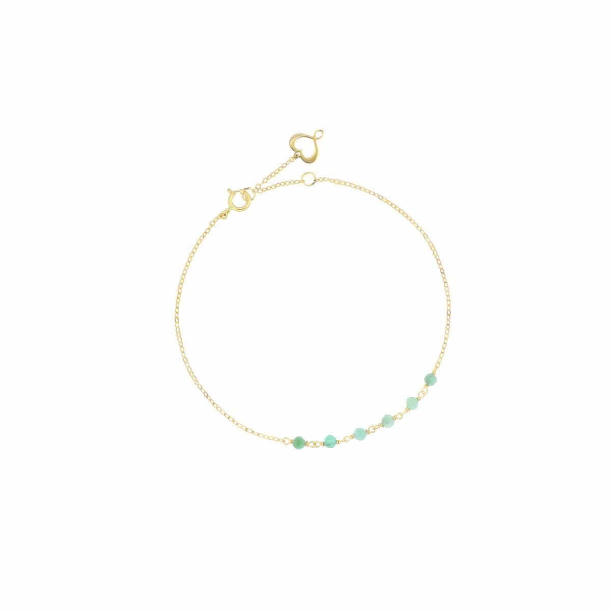 BRACCIALE 18KT GEMME SMERALDI
