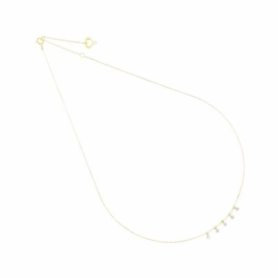 GIROCOLLO 18KT CINQUE DIAMANTI NUDI GIROCOLLO 18KT CINQUE DIAMANTI NUDI