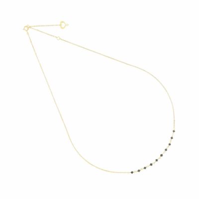 GIROCOLLO 18KT GEMME DIAMANTI NERI GIROCOLLO 18KT GEMME DIAMANTI NERI