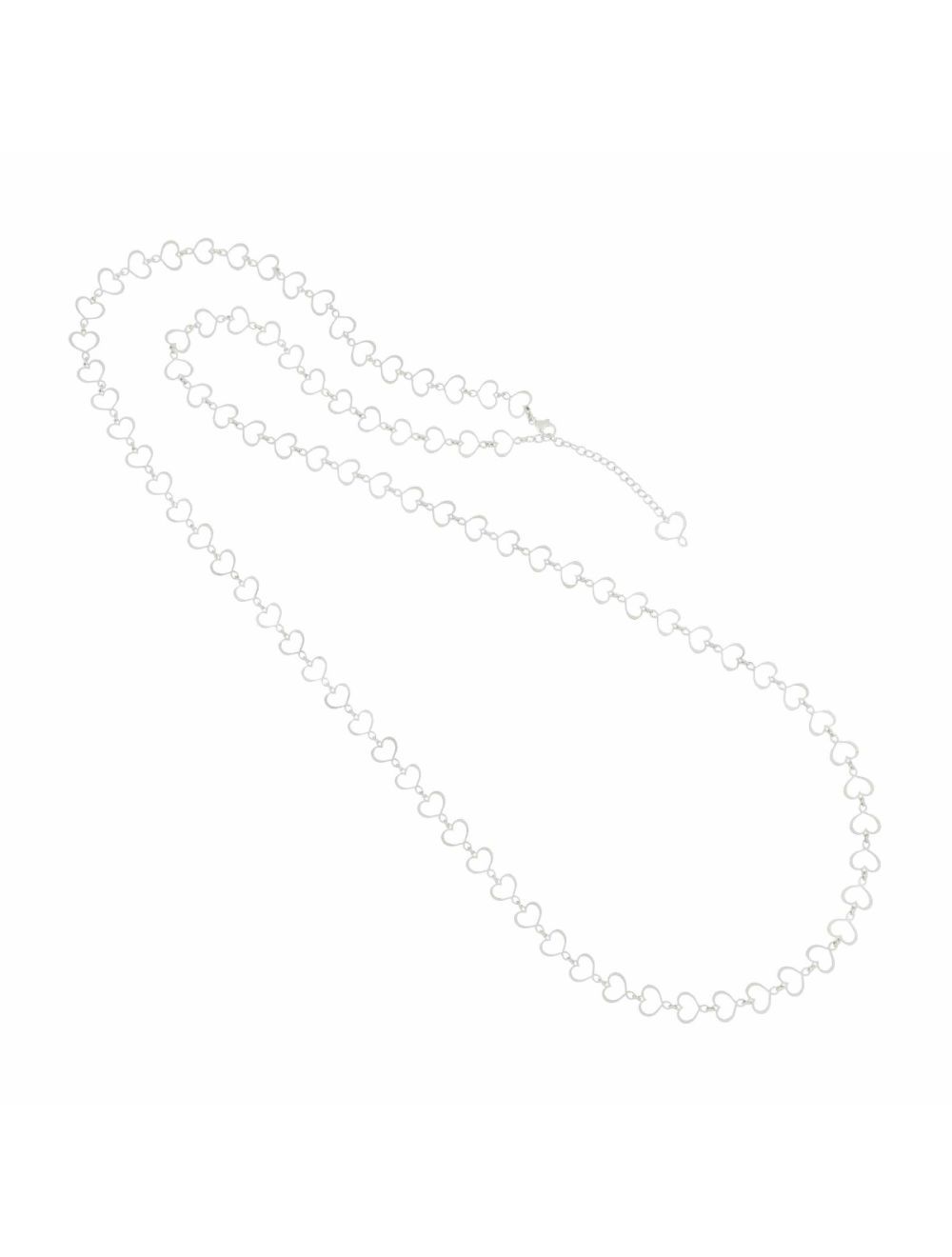 COLLANA LUNGA MAMAN ARGENTATA
