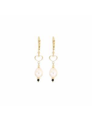 COPPIA DI ORECCHINI MONACHELLA PERLA BAROCCA COPPIA DI ORECCHINI MONACHELLA PERLA BAROCCA