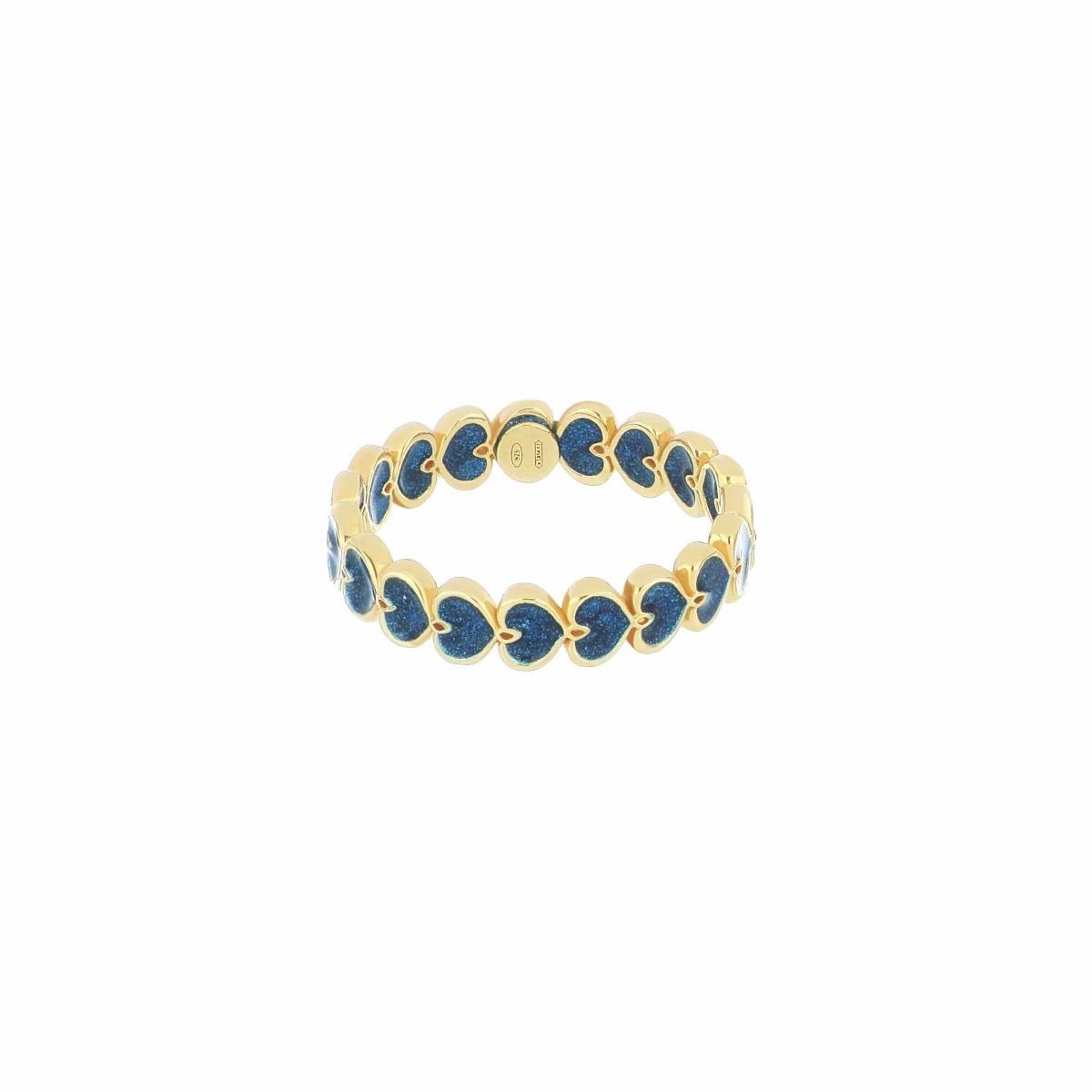 ANELLO YOU SMALTO BLU