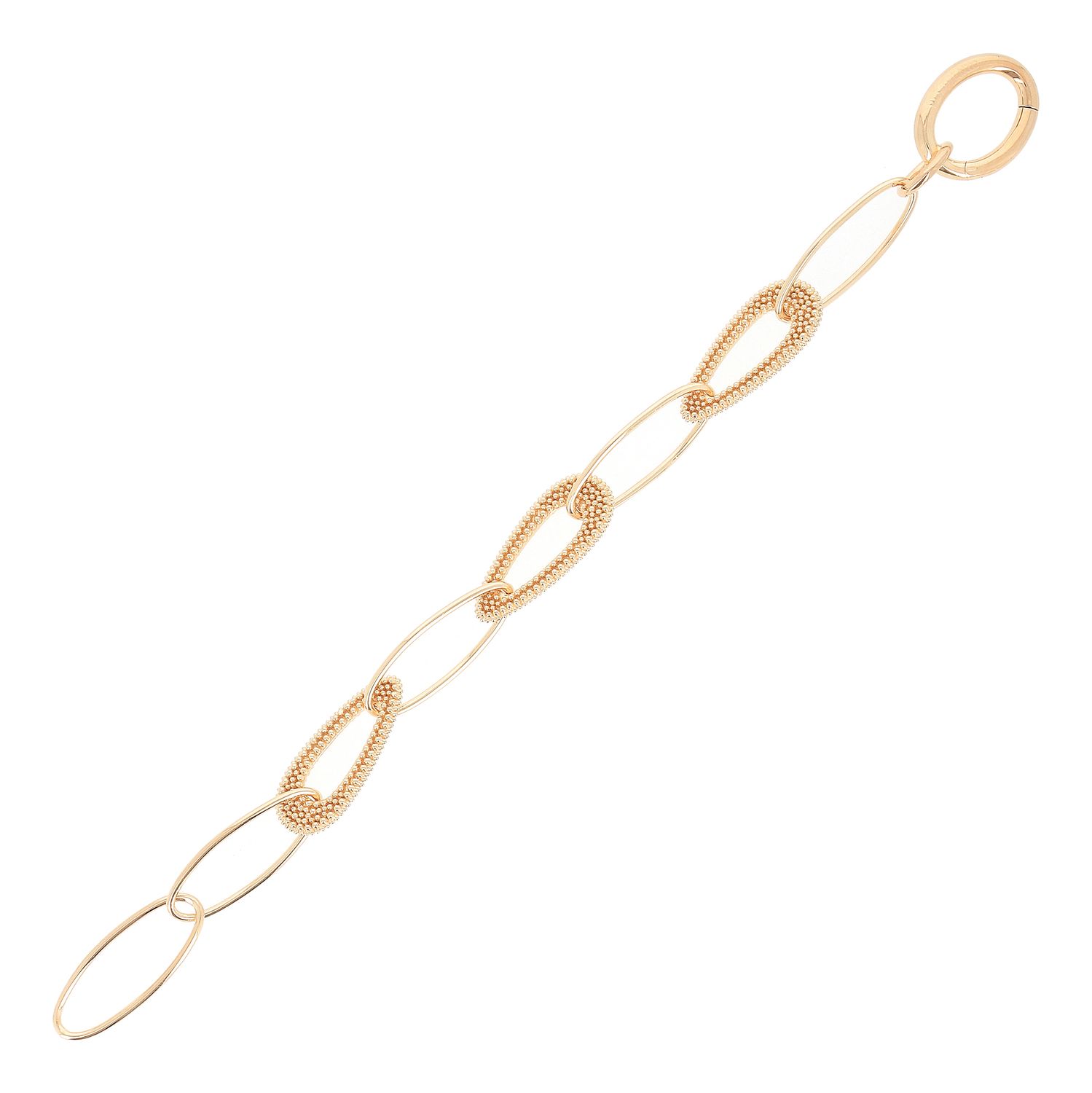 Bracciale &quot;Pixel&quot; in argento rosato