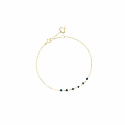BRACCIALE 18KT GEMME DIAMANTI NERI BRACCIALE 18KT GEMME DIAMANTI NERI