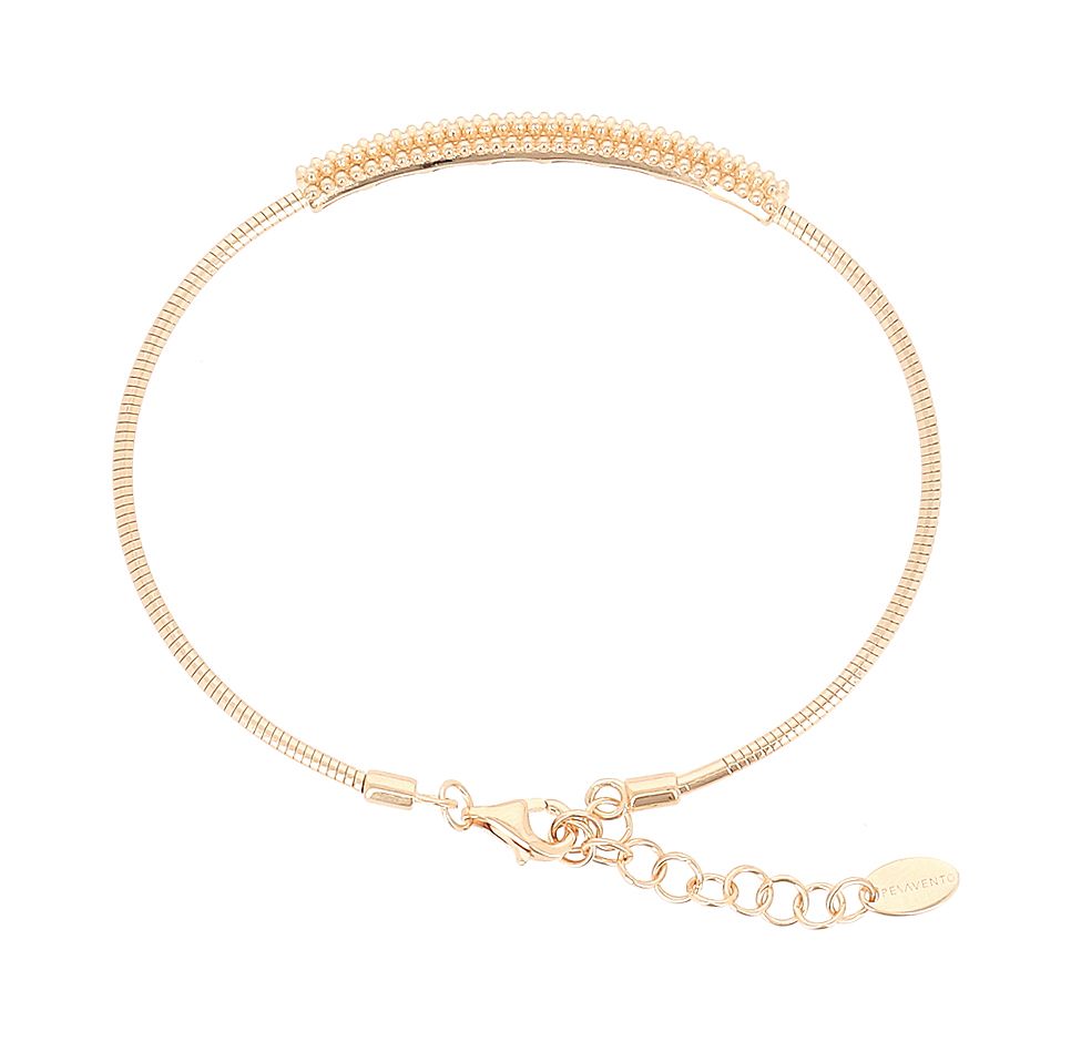 Bracciale "Pixel" in argento dorato Bracciale "Pixel" in argento dorato