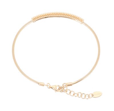 Bracciale "Pixel" in argento dorato Bracciale "Pixel" in argento dorato