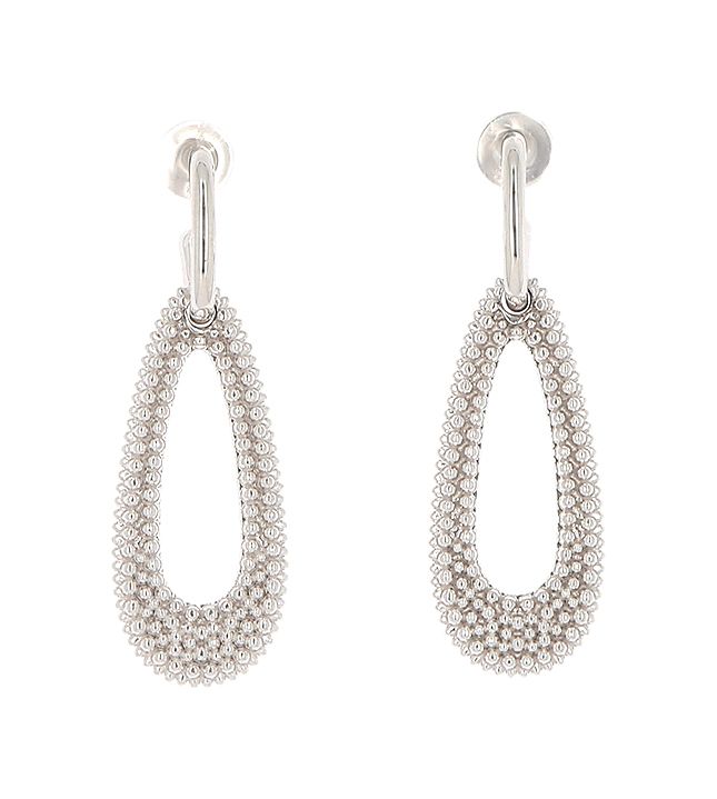 Orecchini pixel argento Orecchini pixel argento