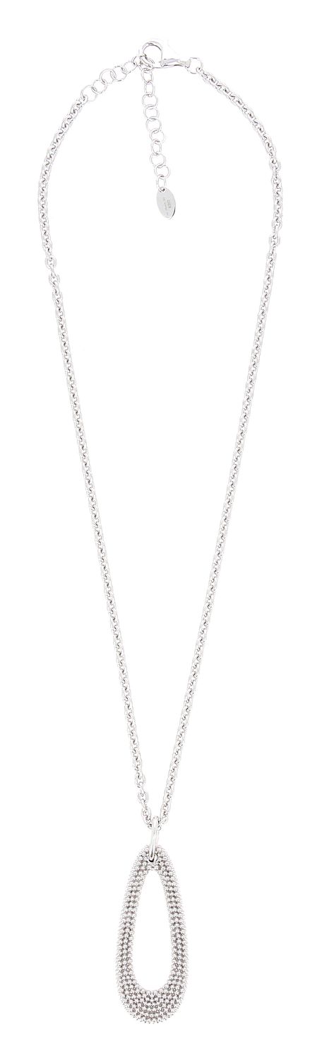 Collana "Pixel" in argento rodiato Collana "Pixel" in argento rodiato