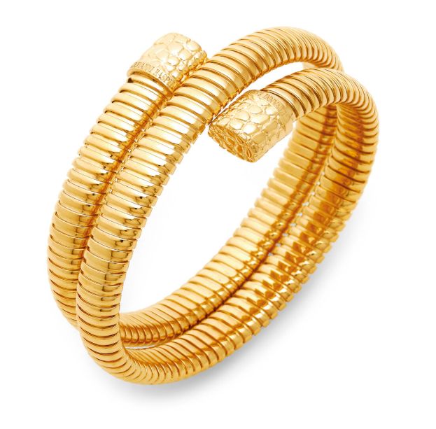 bracciale tubogas croco doppio