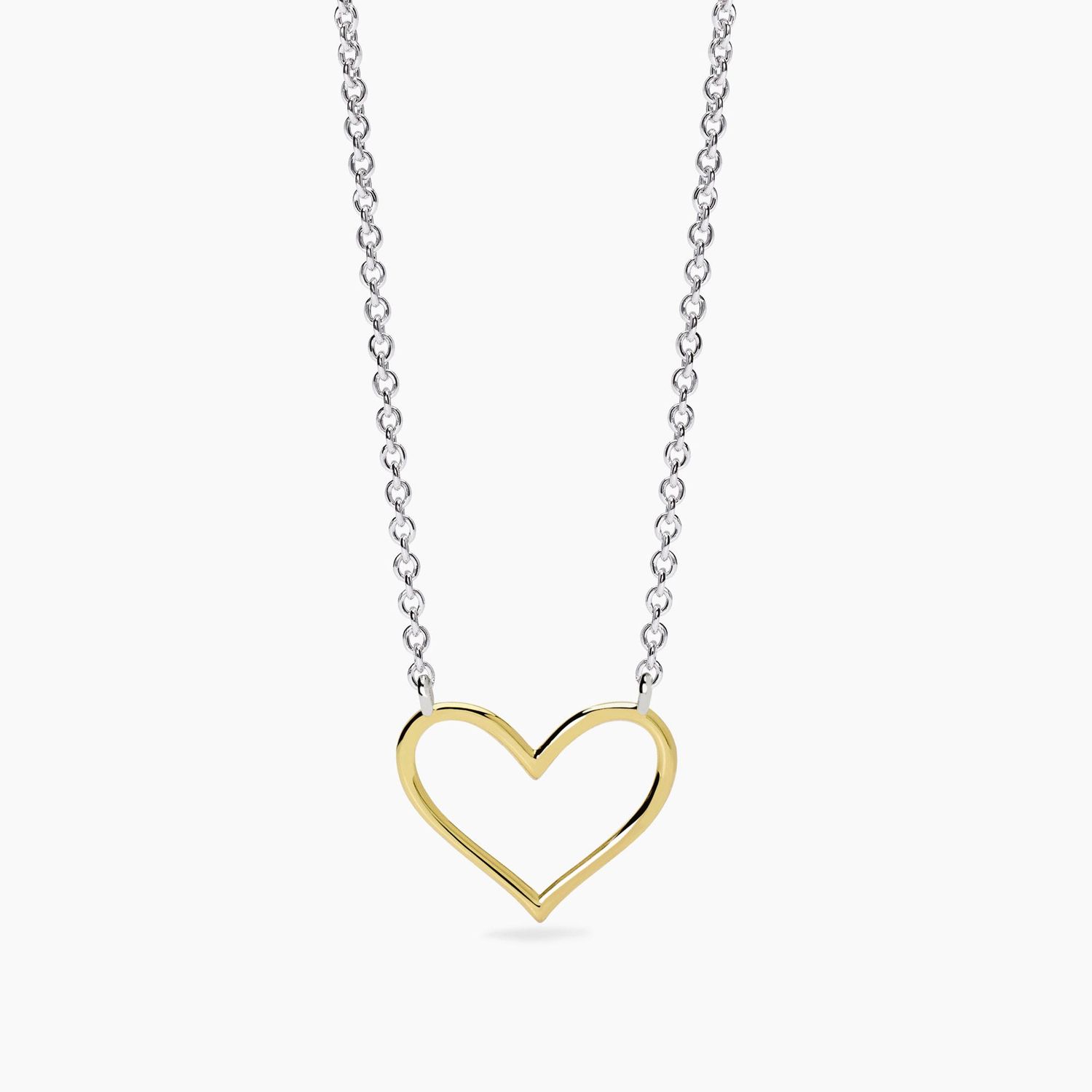 Girocollo con cuore oro 9K FILO D'AMORE Girocollo con cuore oro 9K FILO D'AMORE