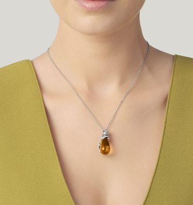 Pendente goccia leopardo