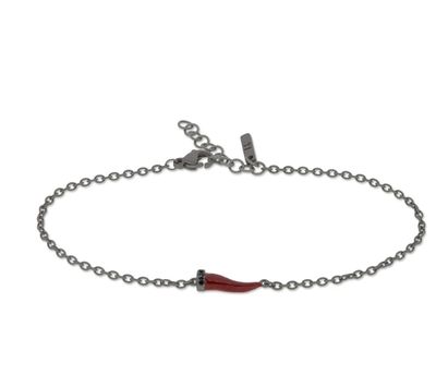 Bracciale "Lucky horn MINI" BORDEAUX