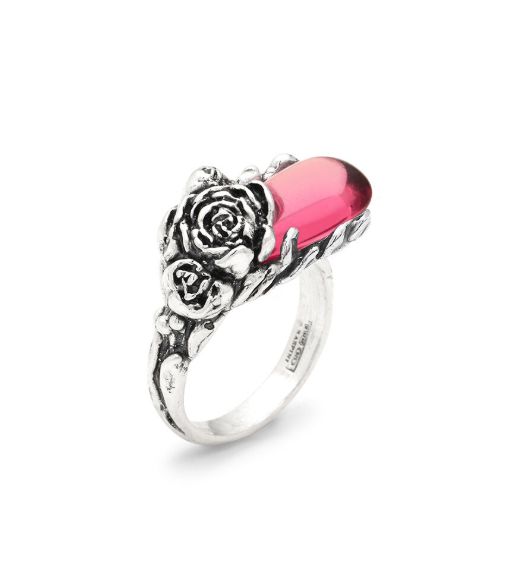 Anello goccia peonie