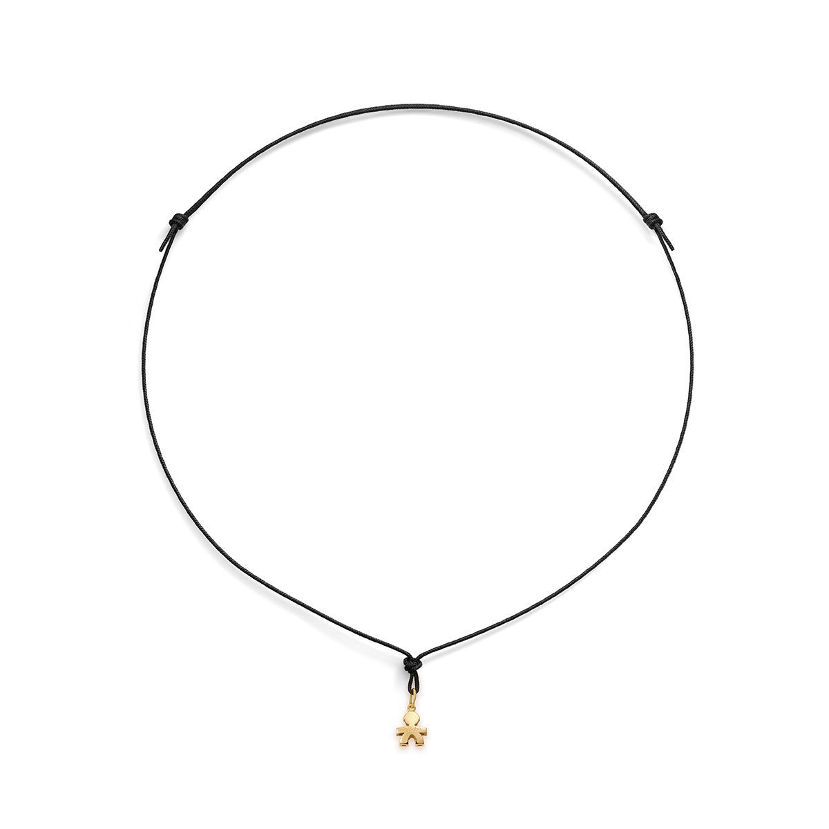 Ciondolo I Tesorini Mini con sagoma bimbo in oro giallo Ciondolo I Tesorini Mini con sagoma bimbo in oro giallo