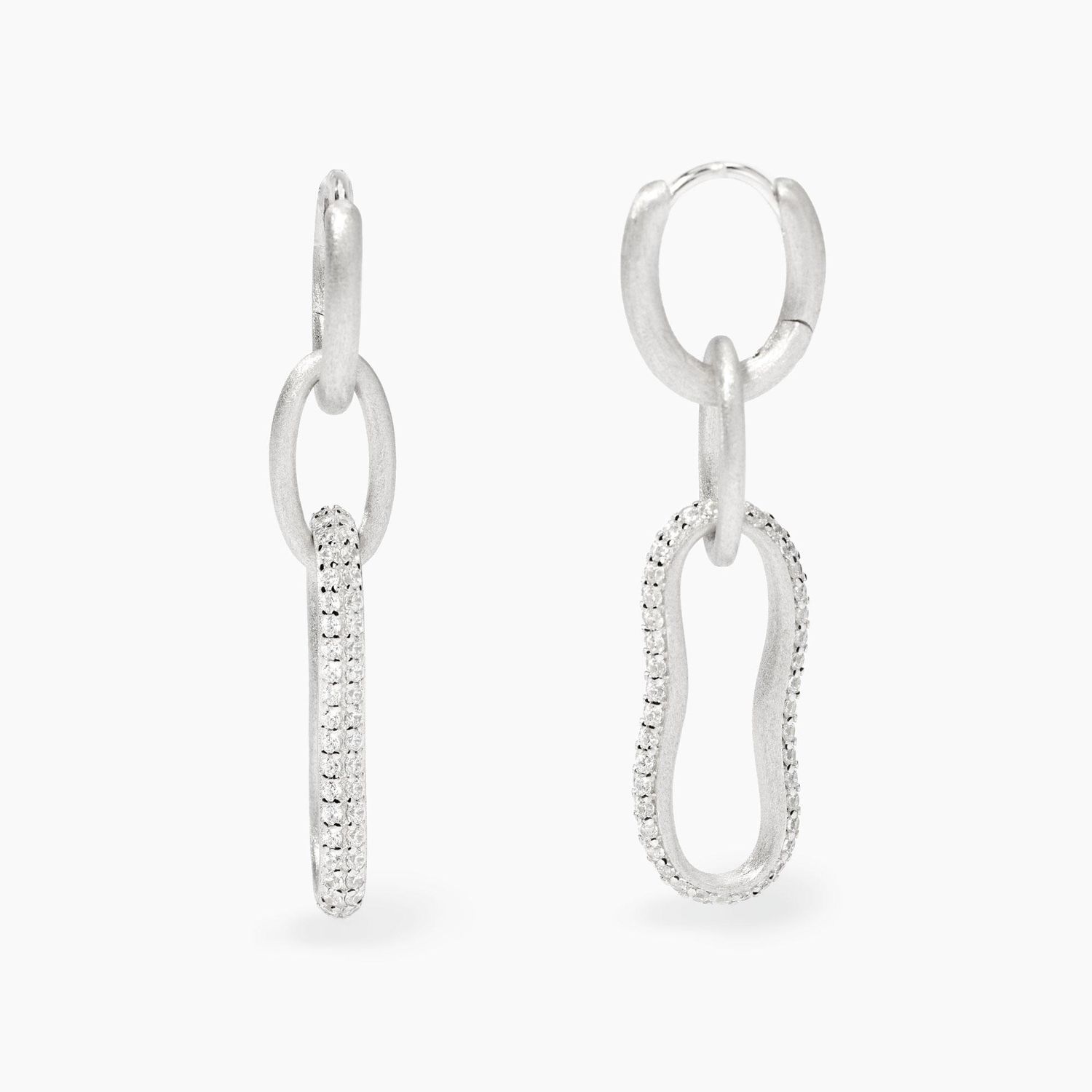 Orecchini a cerchio con pendente SEI BELLISSIMA Orecchini a cerchio con pendente SEI BELLISSIMA