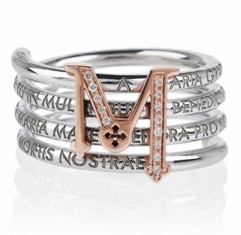 Anello TUAM X in argento rodiato/oro rosa 9 kt e diamanti Anello TUAM X in argento rodiato/oro rosa 9 kt e diamanti, Misura: 14