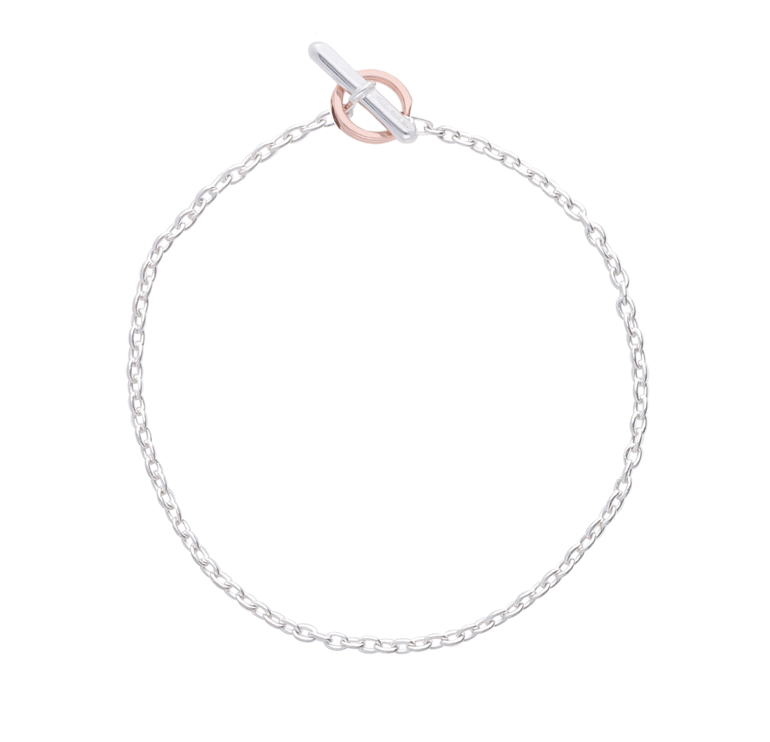 Base bracciale argento oro 9 kt T-bar Base bracciale argento oro 9 kt T-bar