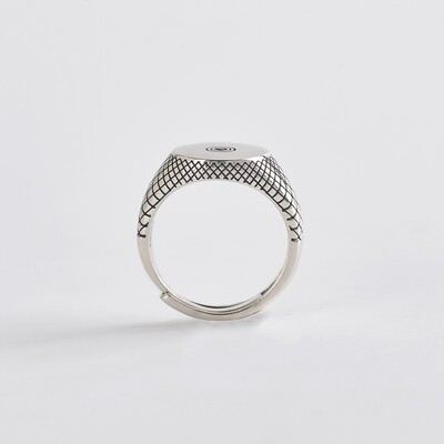 ANELLO CHEVALIER CON ROMBI regolabile