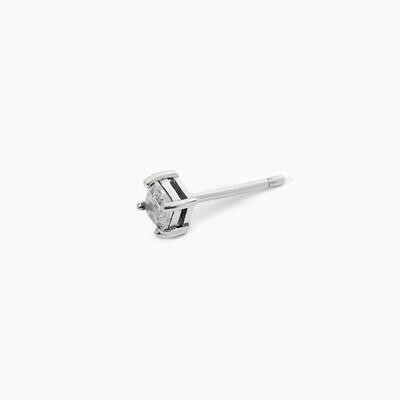 ORECCHINO CON ZIRCONE BIANCO