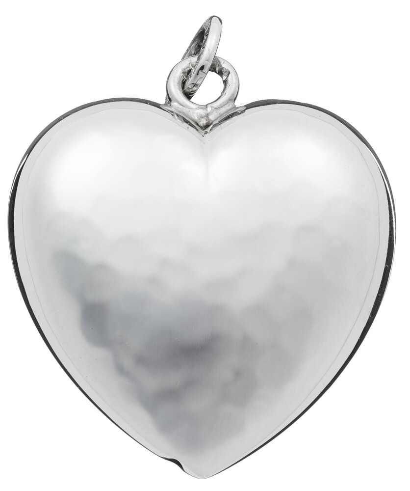 Charm Cuore Martellato Maxi