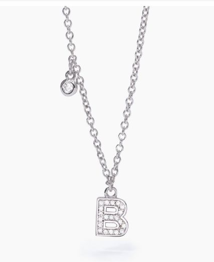 Collana lettera A, B, COOL Collana lettera A, B, COOL, Iniziale: B